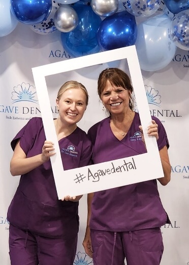 Two Staff Members of Agave Dental